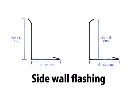 Drawing Side wall Flashing