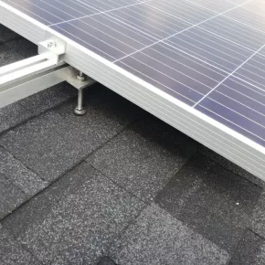 Fixation photovoltaics on shingles roof